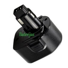 Rezerves akumulators priekš Dewalt DW955K-2 DW926K-2 DW955 DW952 DW955K 9.6Volt DW926K