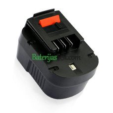 Rezerves baterija priekš Black&Decker HP126F2B HP126FBH HP126F3B 12 voltu HP126F2K HP126F3K HP122KD
